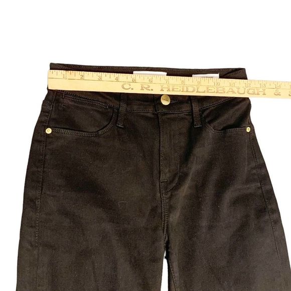 Mother Denim The Insider Crop Two Step Fray Not Guilty Black Jeans Women’s Sz 26 - Picture 8 of 12